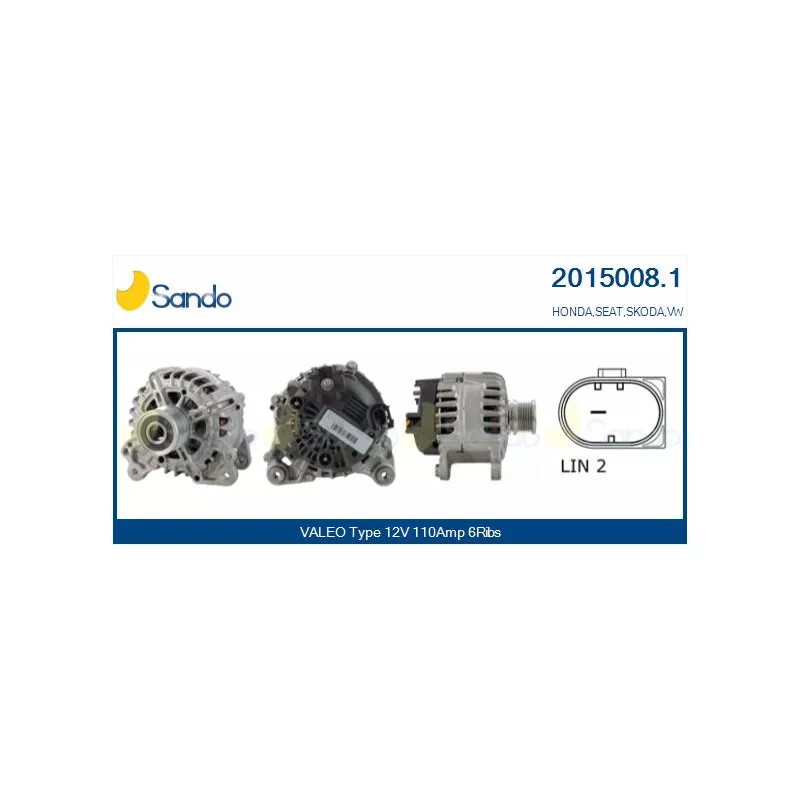 Alternateur SANDO 2015008.1