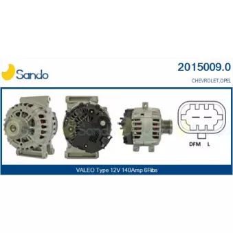 Alternateur SANDO 2015009.0