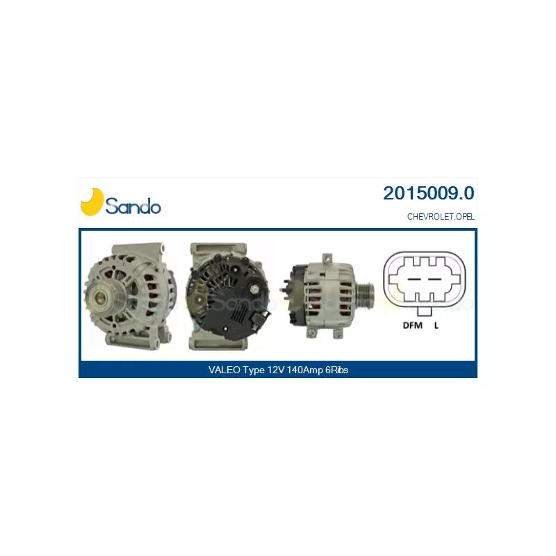 Alternateur SANDO 2015009.0
