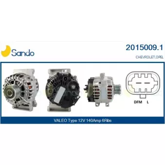 Alternateur SANDO 2015009.1