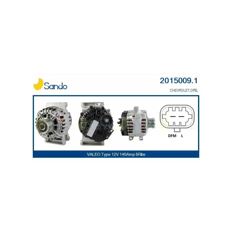 Alternateur SANDO 2015009.1