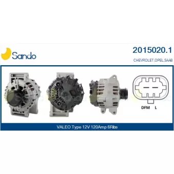 Alternateur SANDO 2015020.1