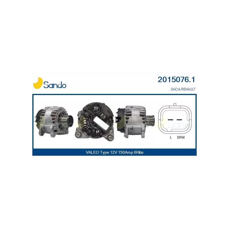 Alternateur SANDO 2015076.1