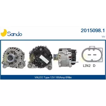 Alternateur SANDO 2015098.1