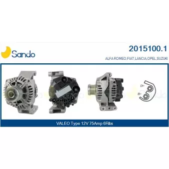 Alternateur SANDO 2015100.1