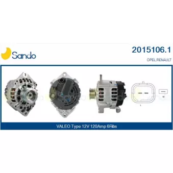 Alternateur SANDO 2015106.1