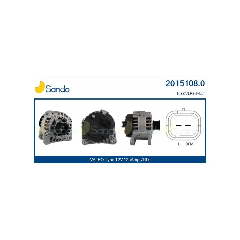 Alternateur SANDO 2015108.0