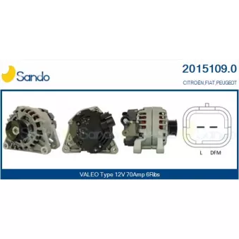 Alternateur SANDO 2015109.0
