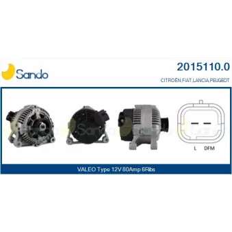 Alternateur SANDO 2015110.0