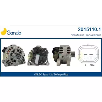 Alternateur SANDO 2015110.1