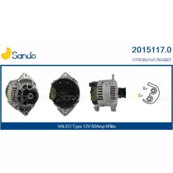 Alternateur SANDO 2015117.0
