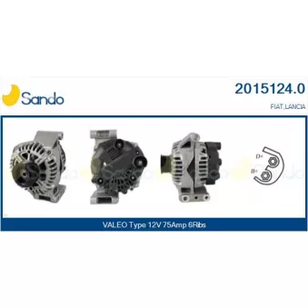 Alternateur SANDO 2015124.0