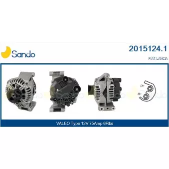 Alternateur SANDO 2015124.1