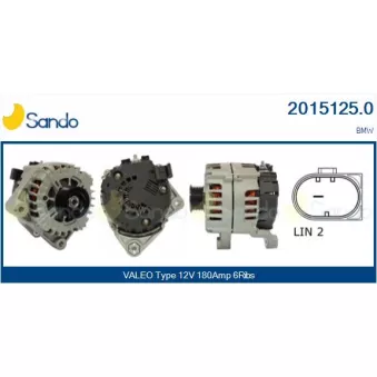 Alternateur SANDO 2015125.0