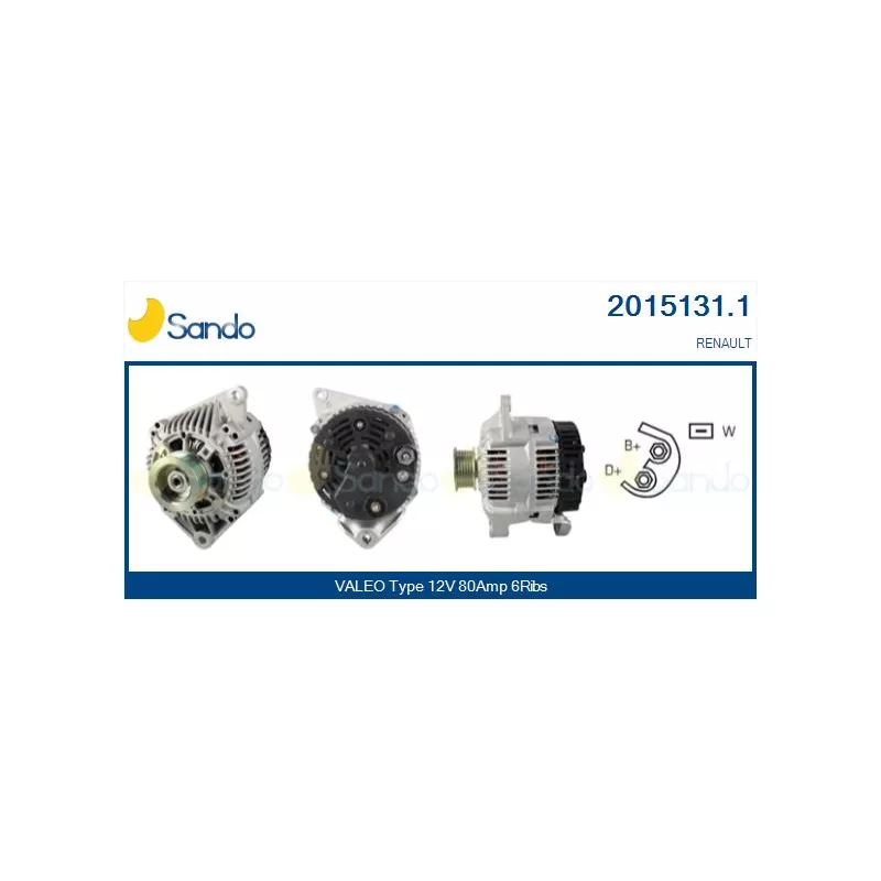 Alternateur SANDO 2015131.1