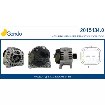 Alternateur SANDO 2015134.0