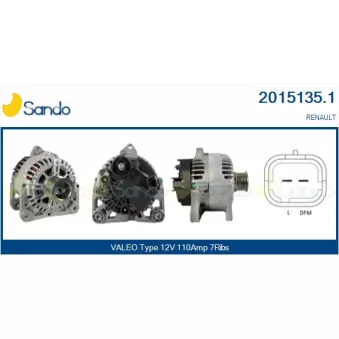 Alternateur SANDO 2015135.1