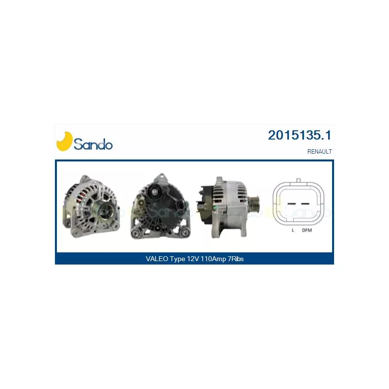 Alternateur SANDO 2015135.1
