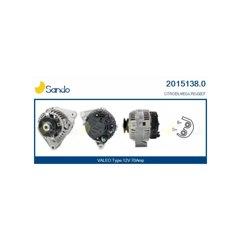 Alternateur SANDO 2015138.0