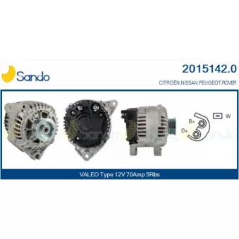 Alternateur SANDO 2015142.0