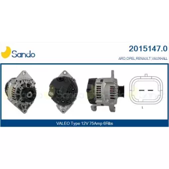 Alternateur SANDO 2015147.0