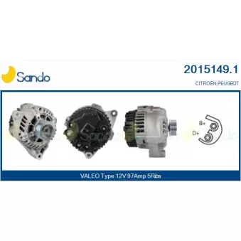 Alternateur SANDO 2015149.1