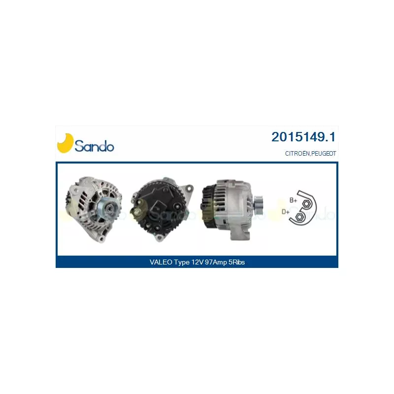 Alternateur SANDO 2015149.1