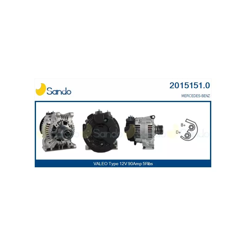 Alternateur SANDO 2015151.0