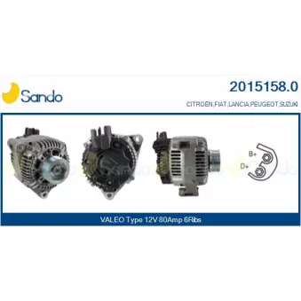 Alternateur SANDO 2015158.0