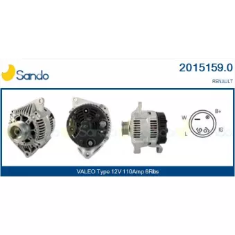 Alternateur SANDO 2015159.0