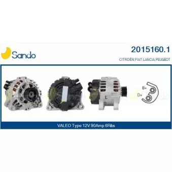 Alternateur SANDO 2015160.1