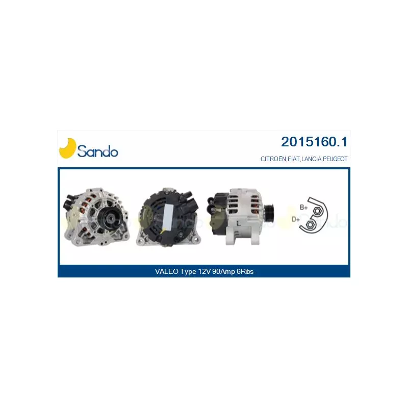 Alternateur SANDO 2015160.1
