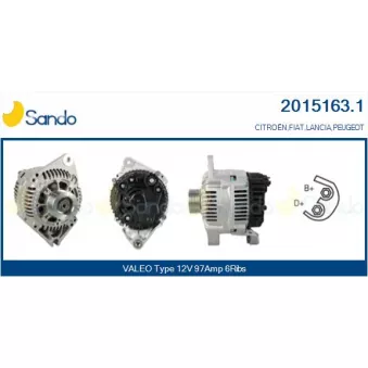 Alternateur SANDO 2015163.1