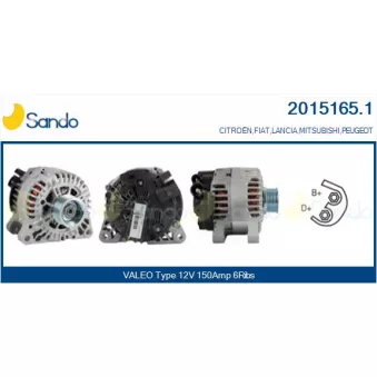 Alternateur SANDO 2015165.1