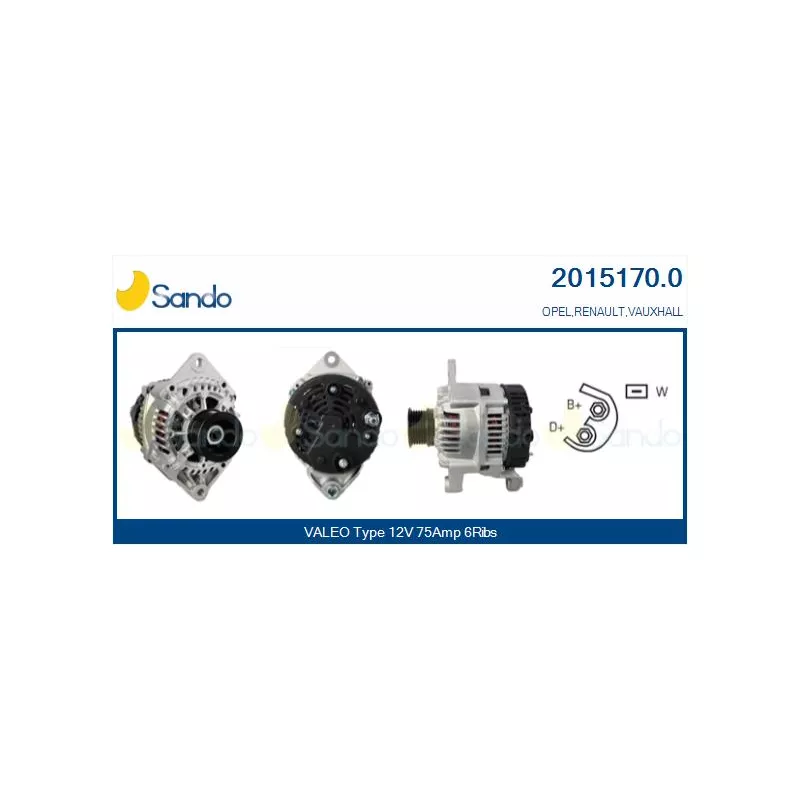 Alternateur SANDO 2015170.0