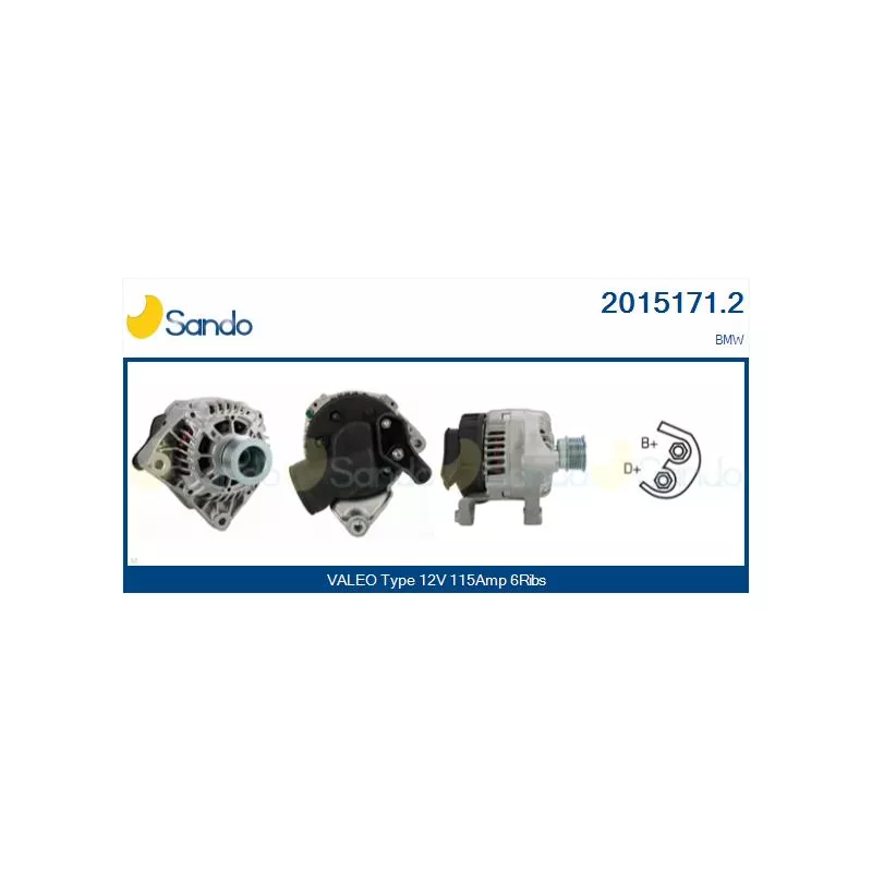 Alternateur SANDO 2015171.2