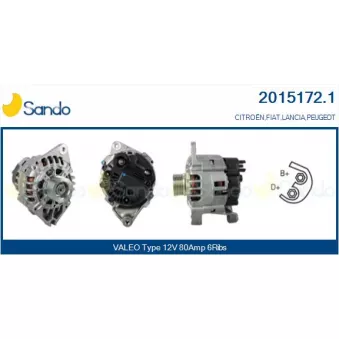 Alternateur SANDO 2015172.1