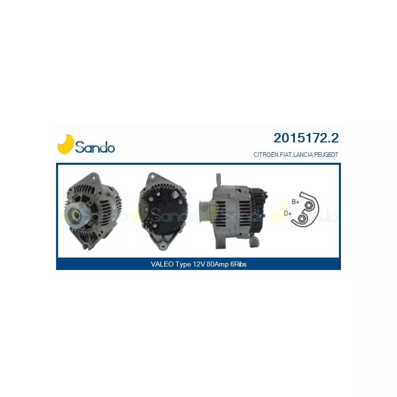 Alternateur SANDO 2015172.2