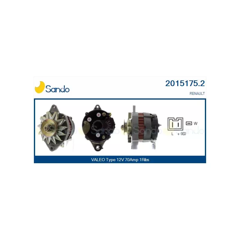 Alternateur SANDO 2015175.2