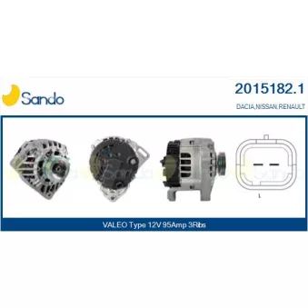 Alternateur SANDO 2015182.1