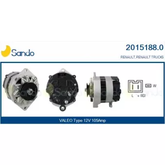 Alternateur SANDO 2015188.0