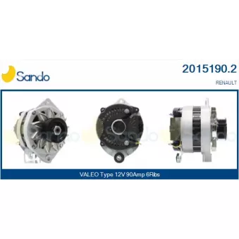 Alternateur SANDO 2015190.2