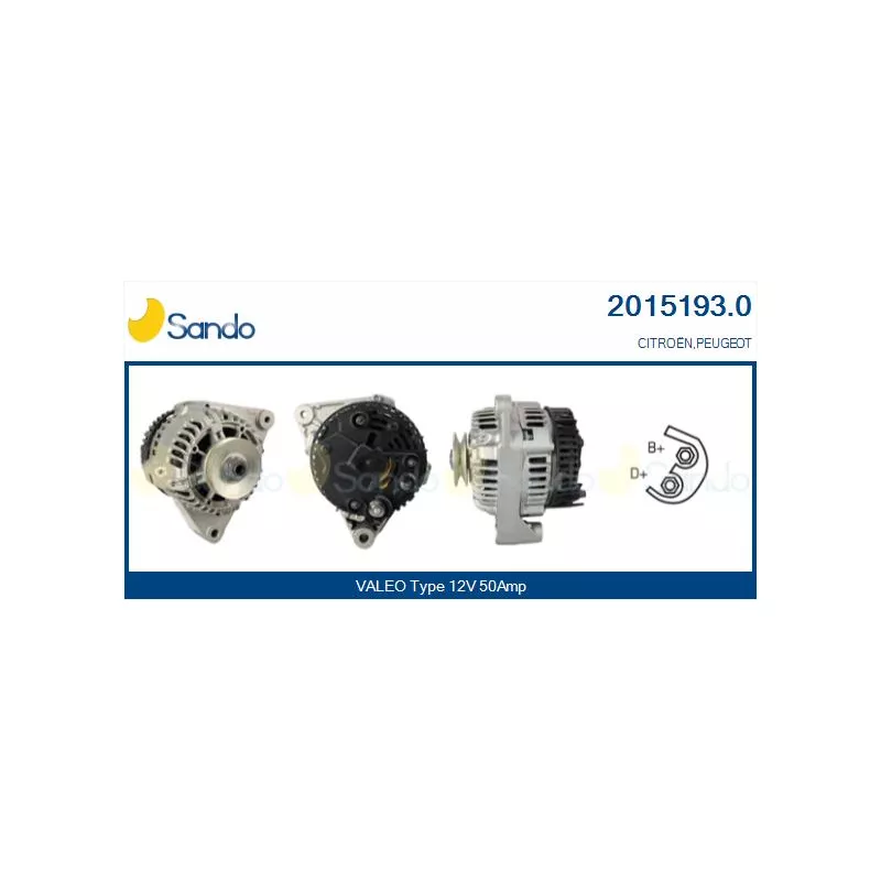 Alternateur SANDO 2015193.0