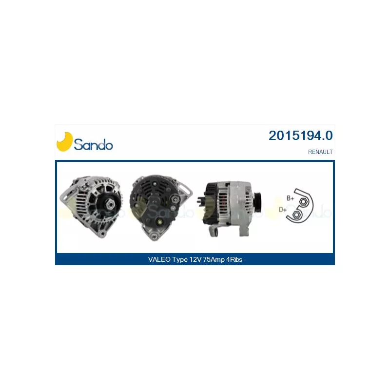 Alternateur SANDO 2015194.0