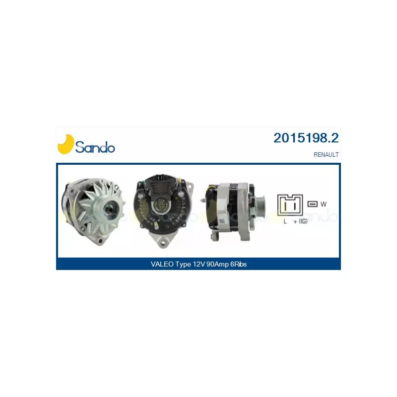 Alternateur SANDO 2015198.2