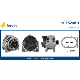 Alternateur SANDO 2015208.1