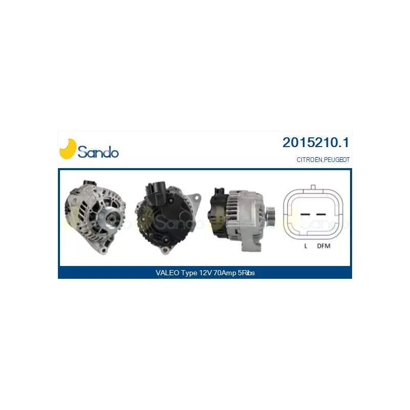 Alternateur SANDO 2015210.1