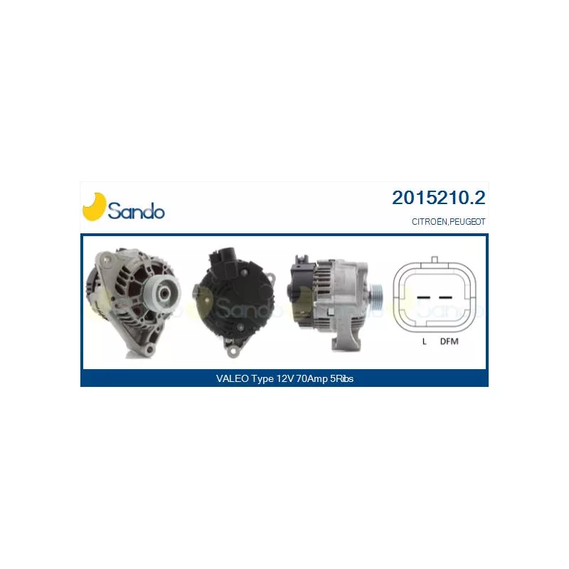 Alternateur SANDO 2015210.2