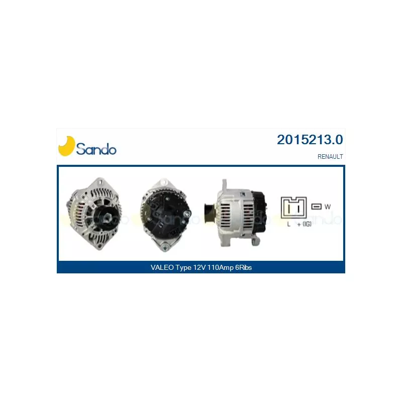 Alternateur SANDO 2015213.0