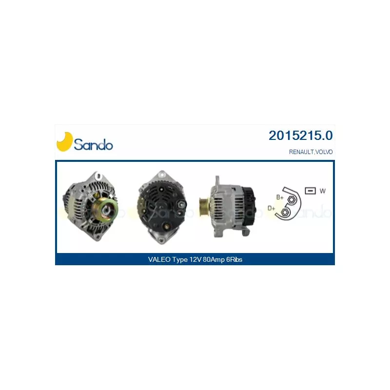 Alternateur SANDO 2015215.0